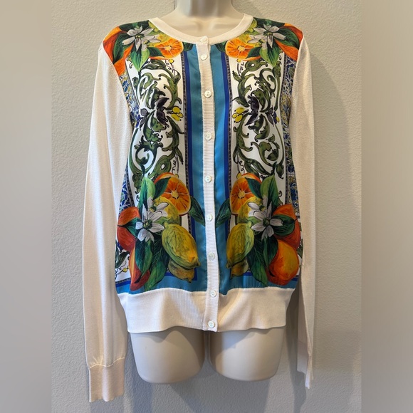Dolce & Gabbana Silk Cardigan - Picture 1 of 9